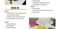 Lớp món Âu 