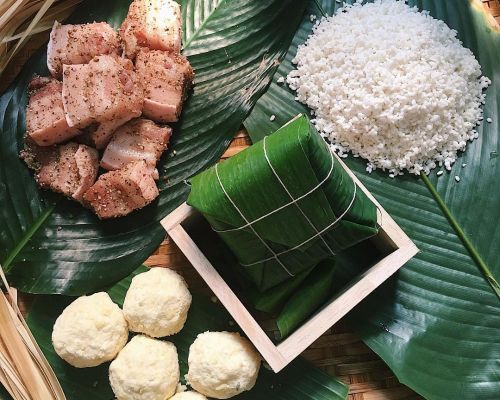 Cách gói bánh chưng xanh
