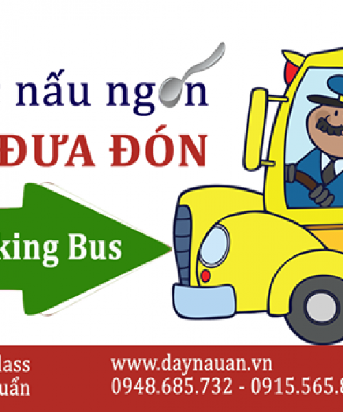 Dịch vụ EZ bus đưa đón trẻ đi học nấu ăn